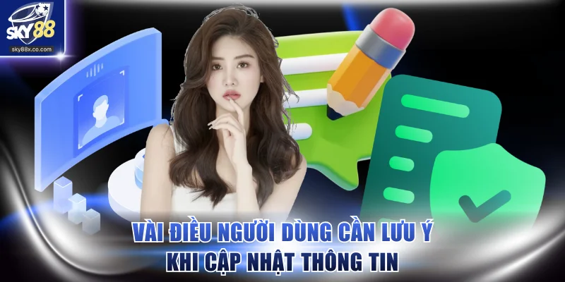 Vài điều người dùng cần lưu ý khi cập nhật thông tin
